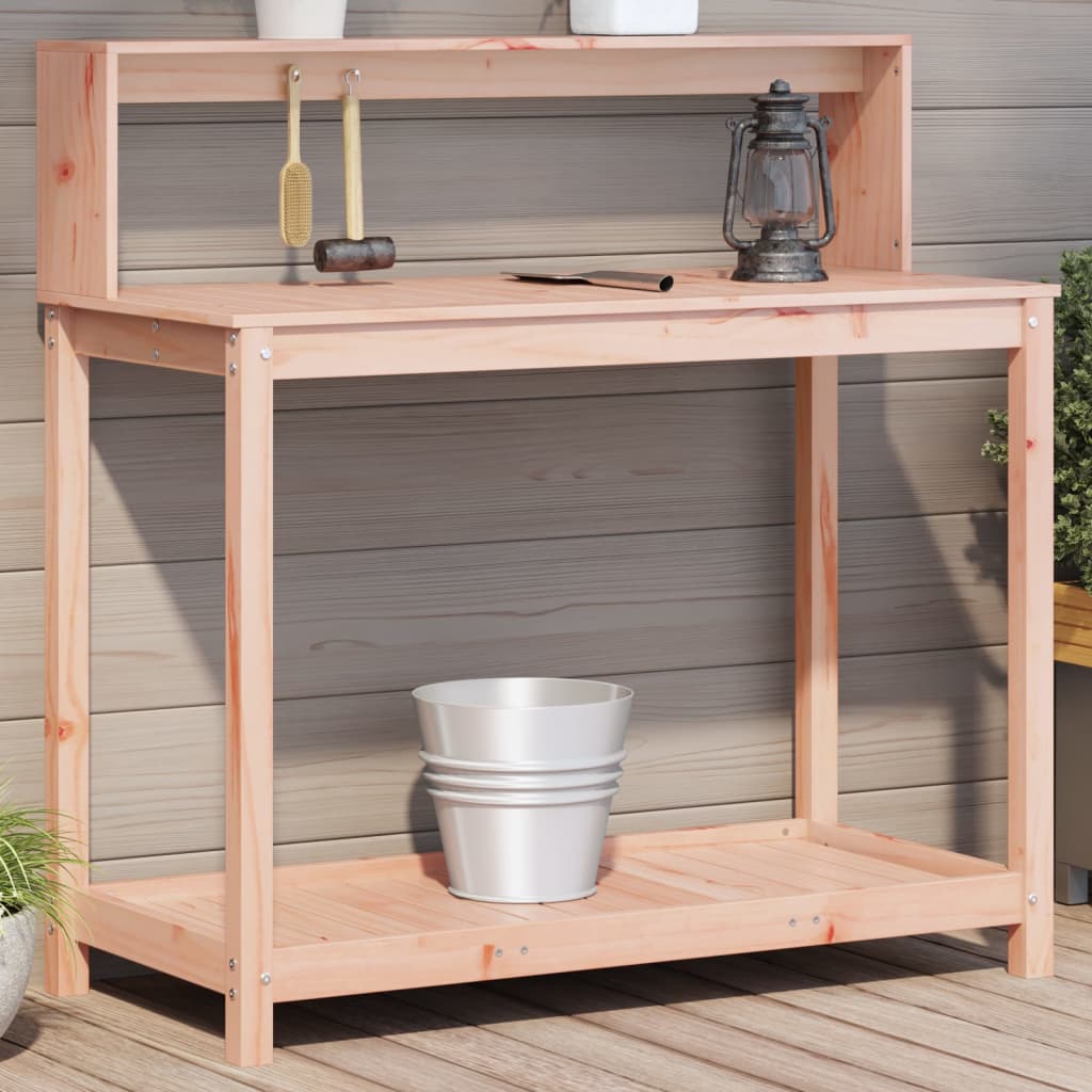 Potting Table with Shelves 108x50x109,5 cm Solid Wood Douglas