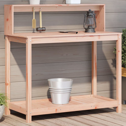 Potting Table with Shelves 108x50x109,5 cm Solid Wood Douglas