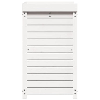 Potting Table with Shelves White 82.5x50x86.5 cm Solid Wood Pine