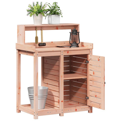 Potting Table with Shelves 82,5x50x109,5 cm Solid Wood Douglas
