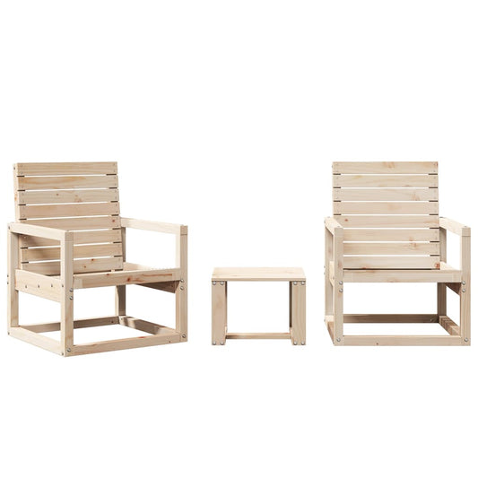 Garden Lounge Set | Pine Wood | Solid Pine Wood | Medium