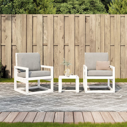 Garden Lounge Set | White | Solid Pine Wood | Medium | Modular