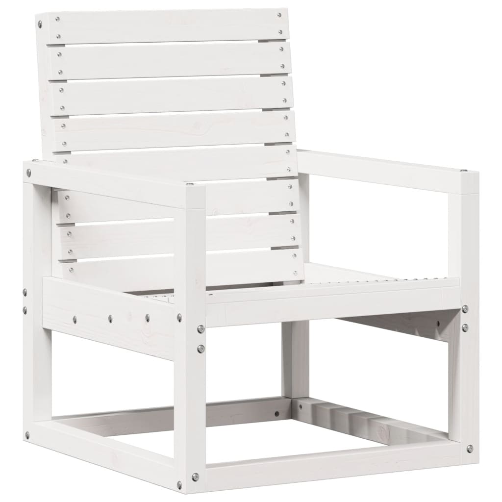 Garden Lounge Set | White | Solid Pine Wood | Medium | Modular