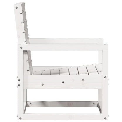 Garden Lounge Set | White | Solid Pine Wood | Medium | Modular