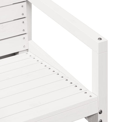 Garden Lounge Set | White | Solid Pine Wood | Medium | Modular