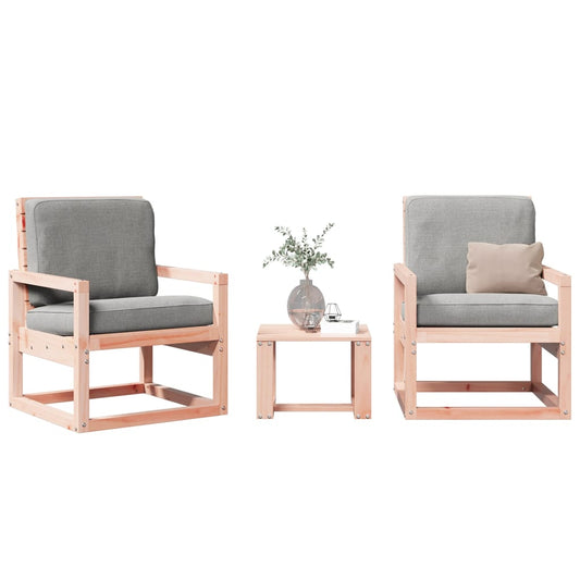 Garden Lounge Set | Natural wood | Solid douglas wood