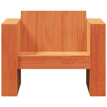 Garden Sofa | Wax brown | Solid pine wood | Small | Durable | Garden Sofa