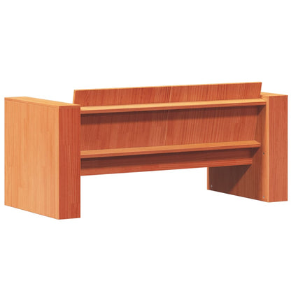 Garden Sofa | Wax brown | Solid pine wood | 2-seater |  Durable