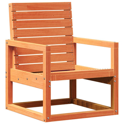 Garden Lounge Set | Wax brown | Solid pine wood | 3 Piece Set | Durable