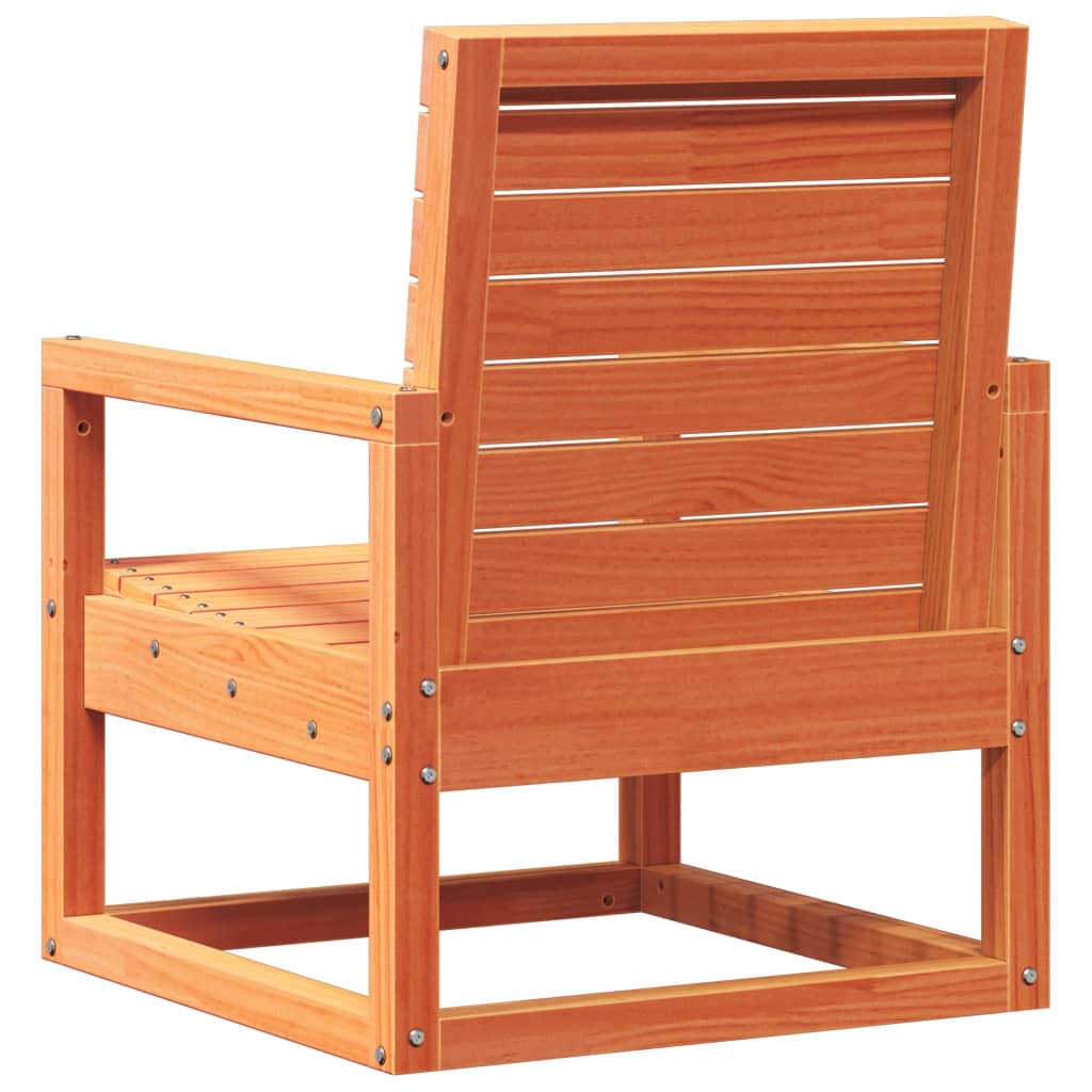 Garden Lounge Set | Wax brown | Solid pine wood | 3 Piece Set | Durable