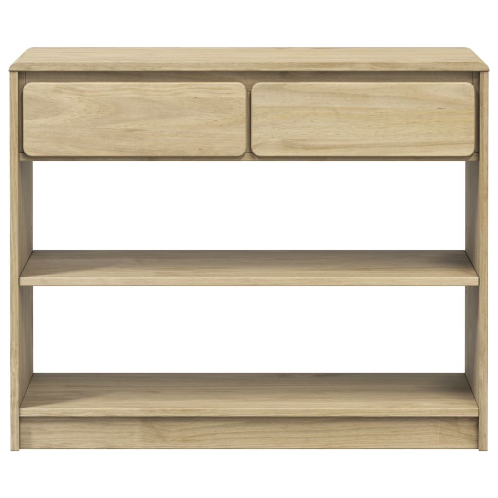 Console Table SAUDA Oak 89.5x36.5x73 cm Solid Wood Pine