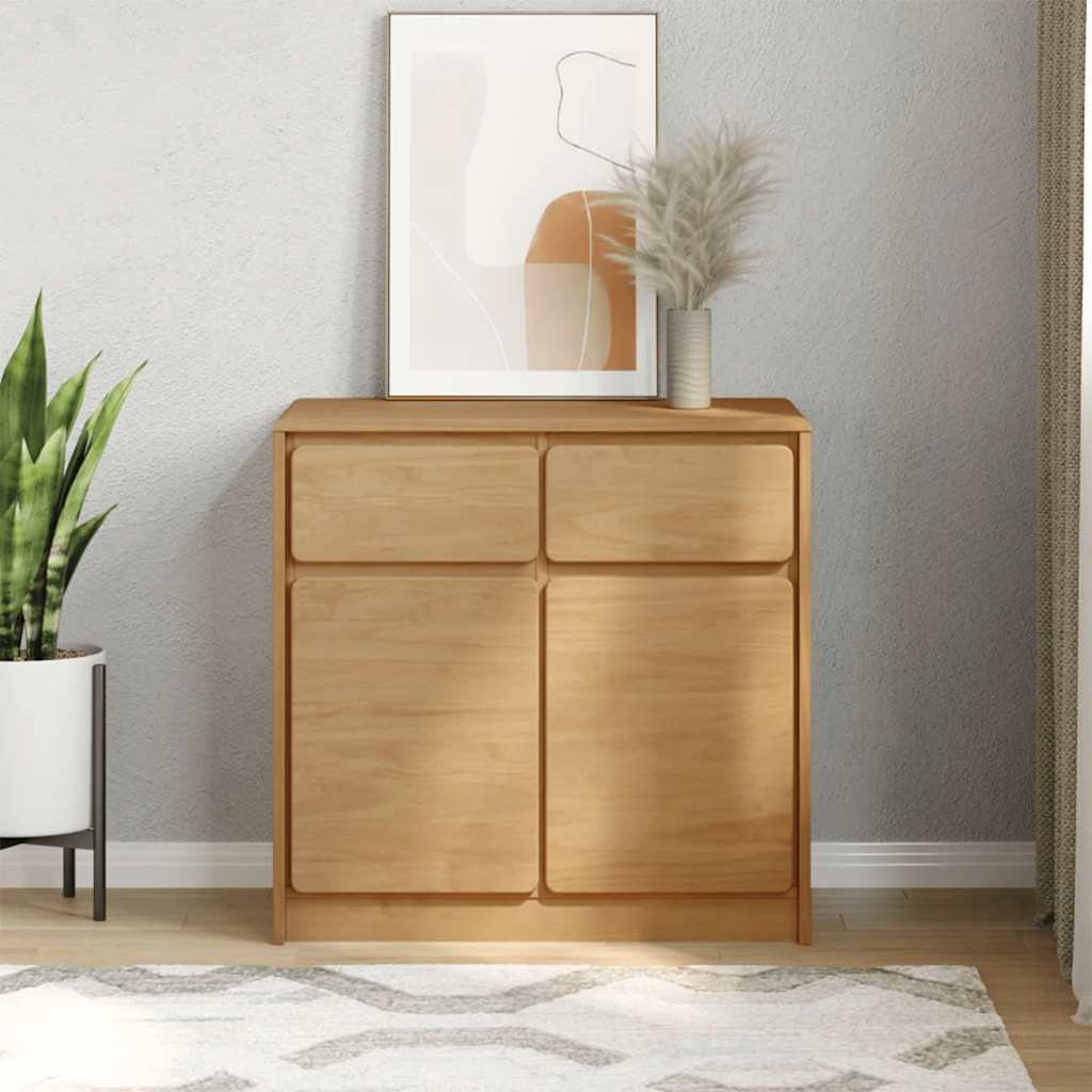 Sideboard SAUDA Oak 80x43x75.5 cm Solid Wood Pine