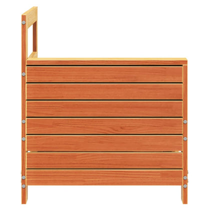 Garden Sofa | Wax brown | Solid pine wood | Compact | Modular