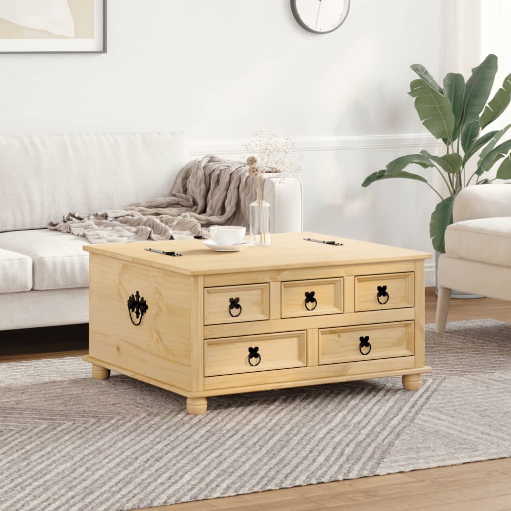 Storage Box "Corona" 90x78x45 cm Solid Wood Pine
