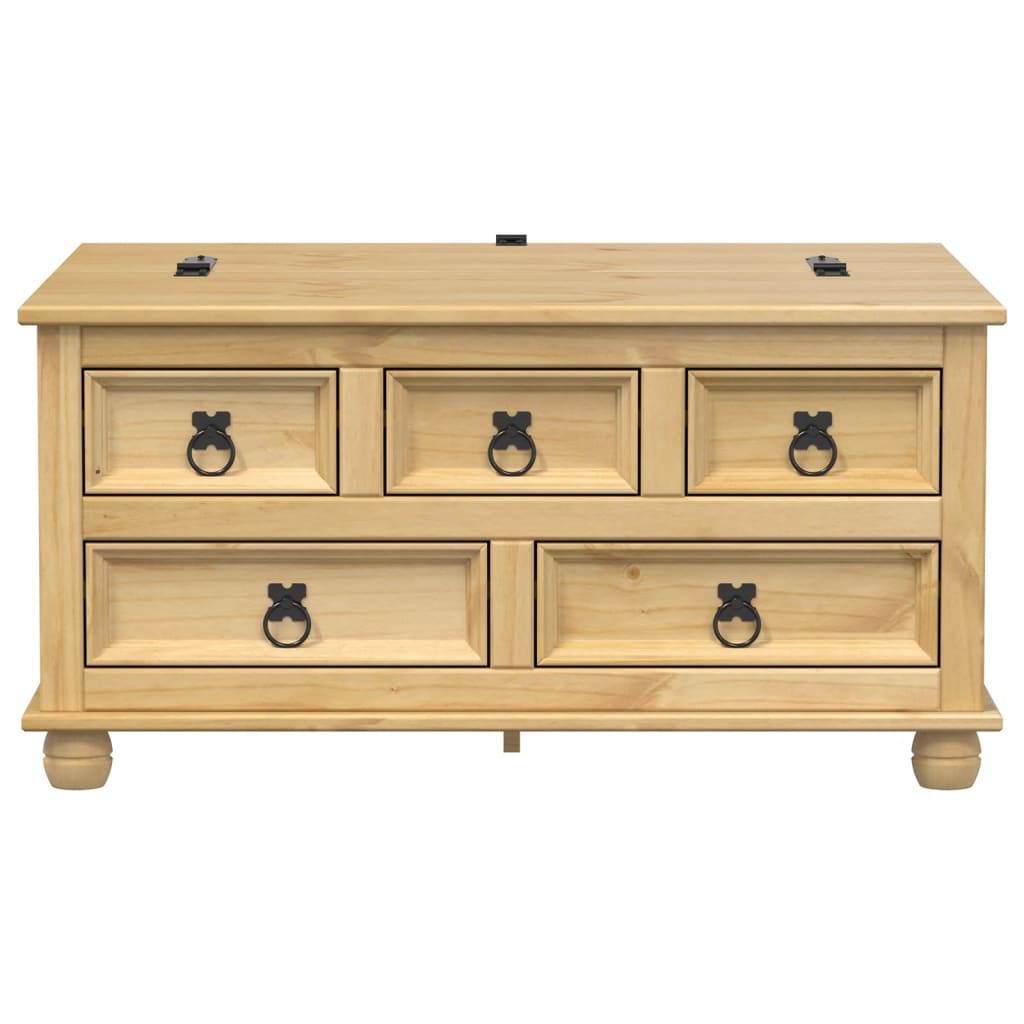 Storage Box "Corona" 90x78x45 cm Solid Wood Pine