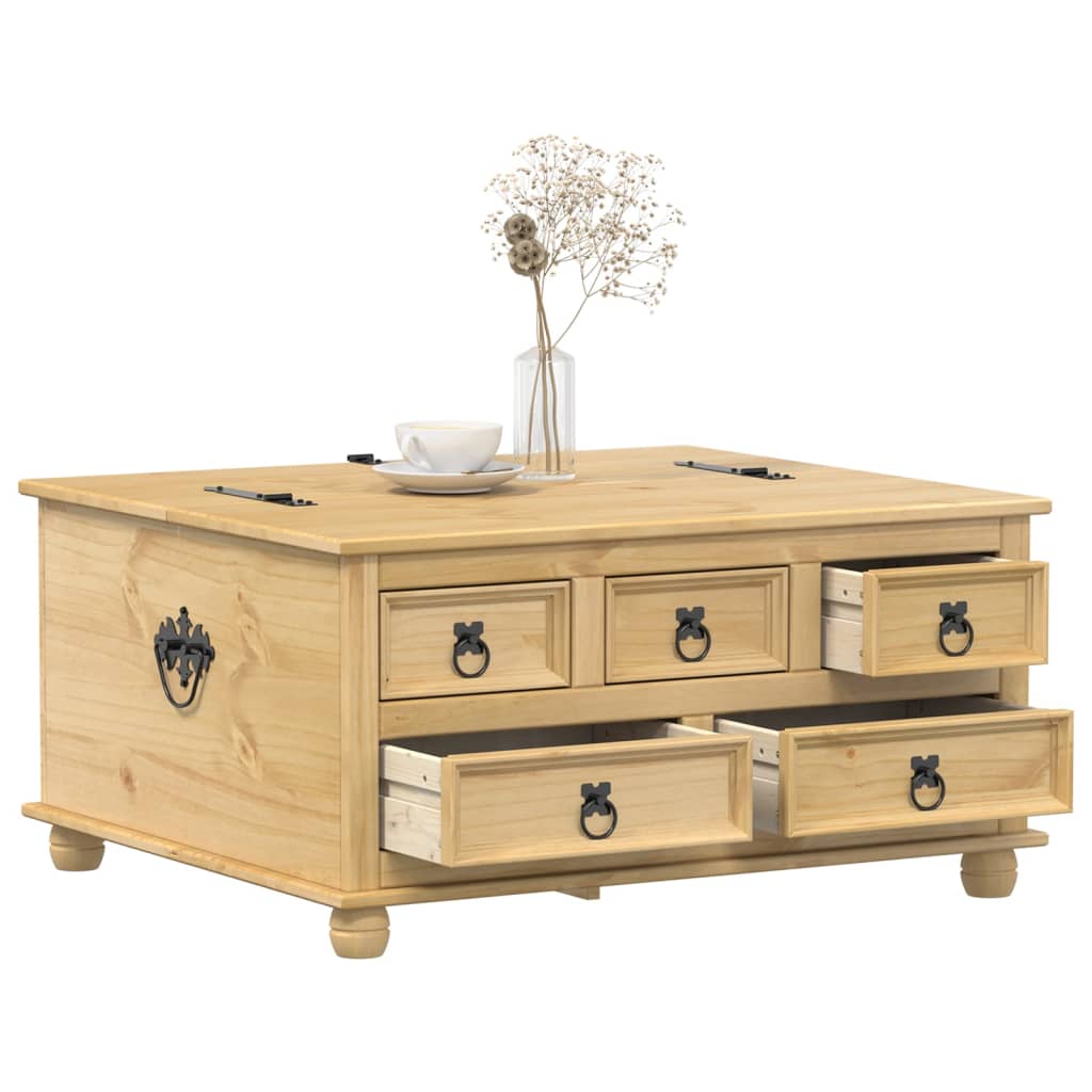 Storage Box "Corona" 90x78x45 cm Solid Wood Pine