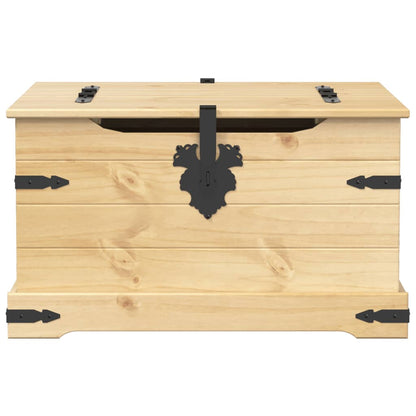 Storage Box "Corona" 78x78x45 cm Solid Wood Pine
