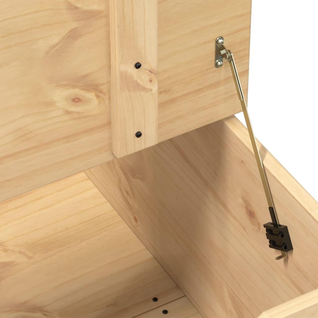 Storage Box "Corona" 78x78x45 cm Solid Wood Pine