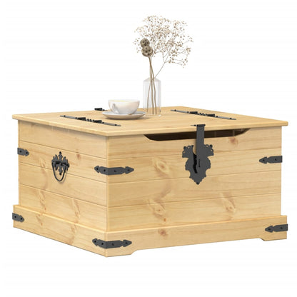 Storage Box "Corona" 78x78x45 cm Solid Wood Pine