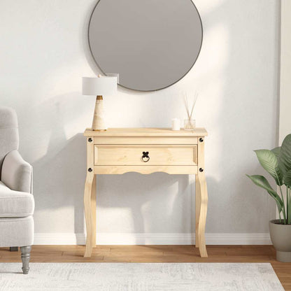 Console Table Corona 73x35x73 cm Solid Wood Pine