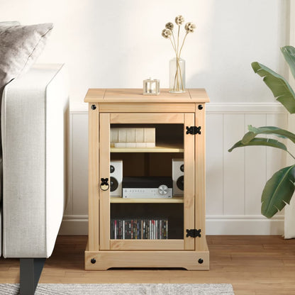 HiFi Cabinet "Corona" 60x50x82 cm Solid Wood Pine