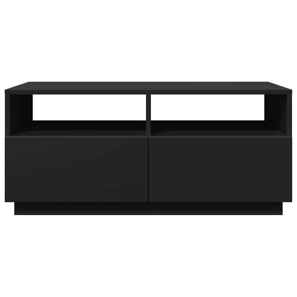 Coffee Table | Black | Engineered wood | 90 cm x 49 cm x 40 cm