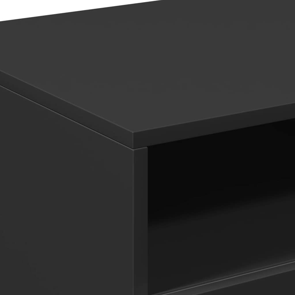 Coffee Table | Black | Engineered wood | 90 cm x 49 cm x 40 cm