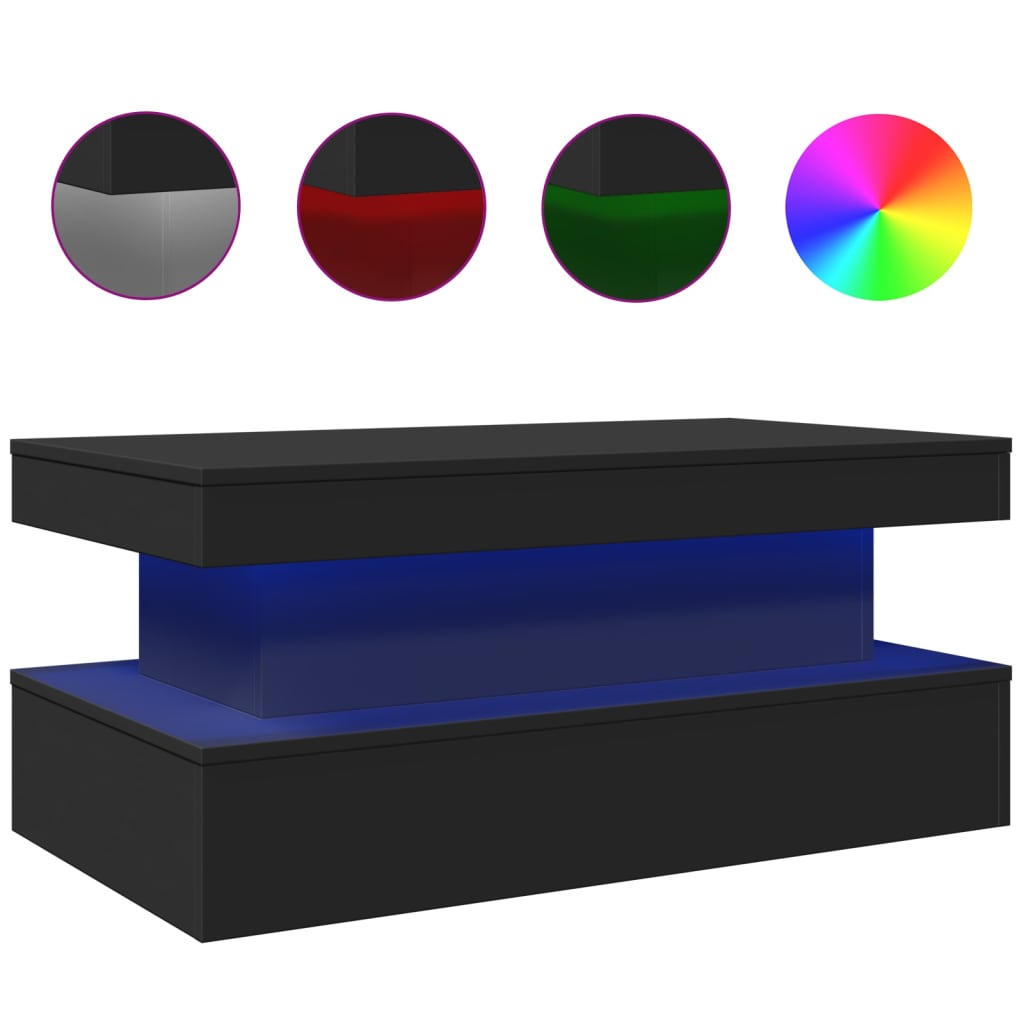 Coffee Table | Black | Engineered wood | Medium | Coffee Table
