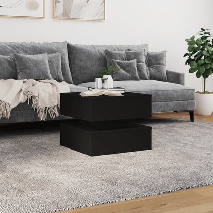 Coffee Table | Black | Engineered wood | Low | Coffee Table | Square