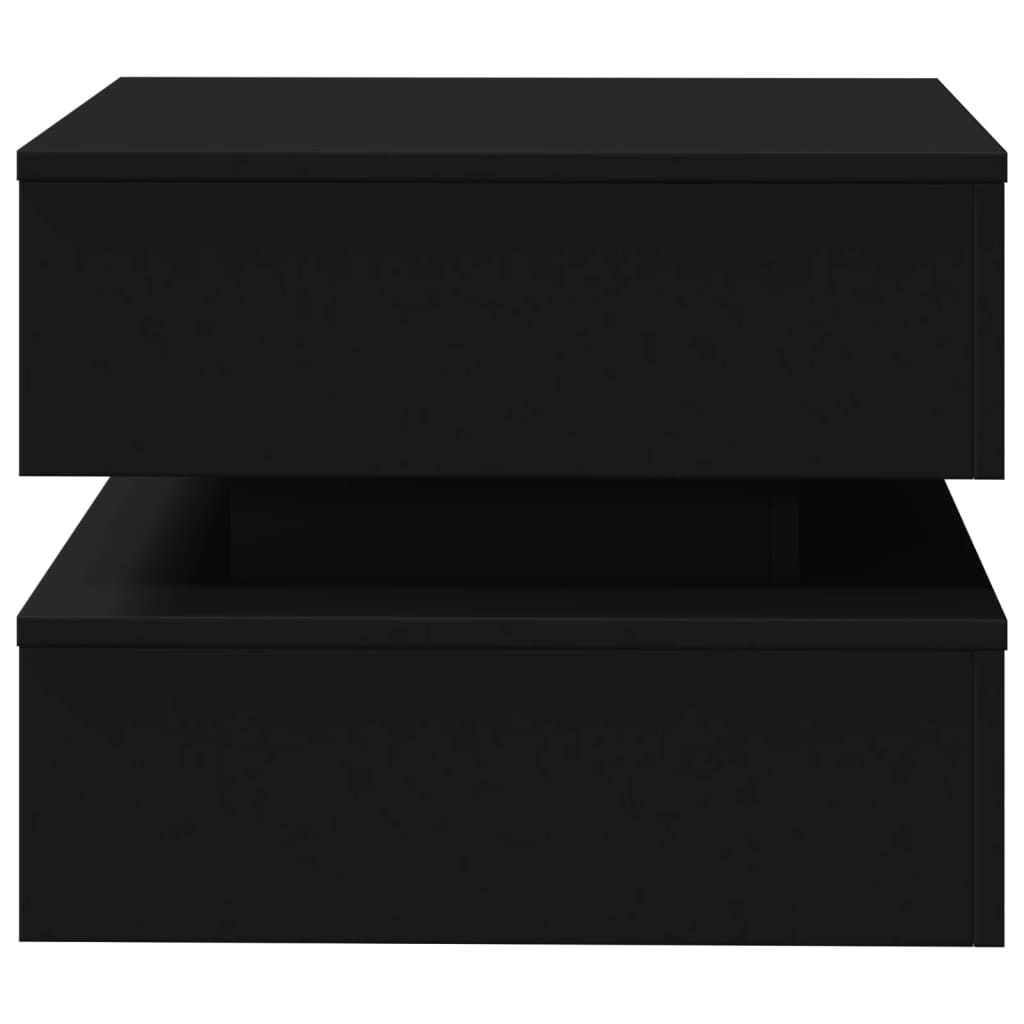 Coffee Table | Black | Engineered wood | Low | Coffee Table | Square