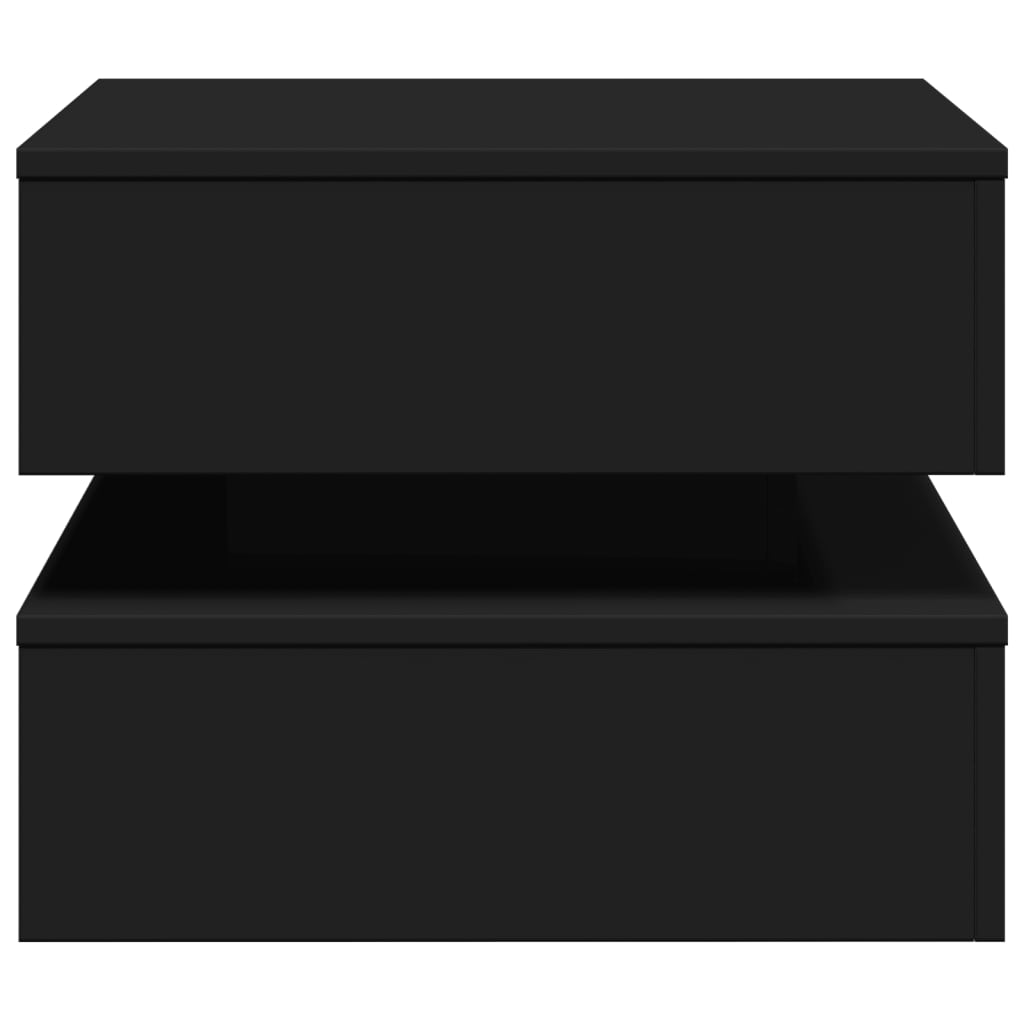 Coffee Table | Black | Engineered wood | Low | Coffee Table | Square