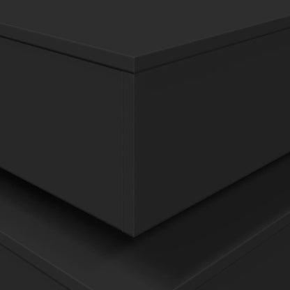 Coffee Table | Black | Engineered wood | Low | Coffee Table | Square