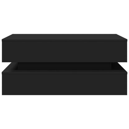 Coffee Table | Black | Engineered wood | 90x50x40 cm | Coffee Table