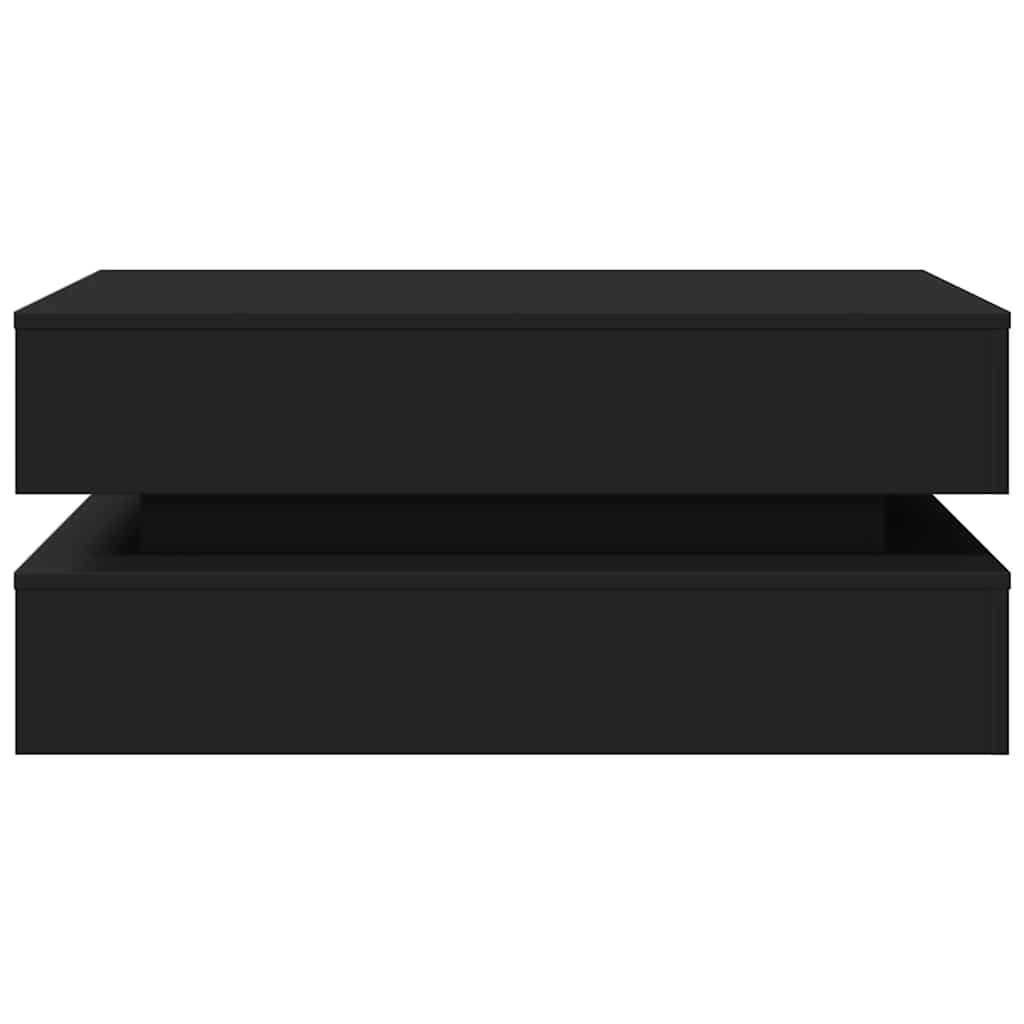 Coffee Table | Black | Engineered wood | 90x50x40 cm | Coffee Table