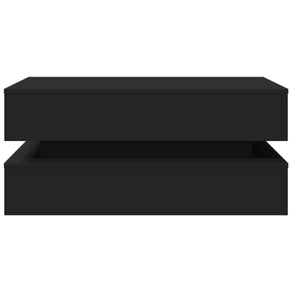 Coffee Table | Black | Engineered wood | 90x50x40 cm | Coffee Table