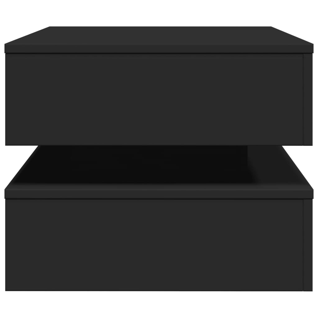 Coffee Table | Black | Engineered wood | 90x50x40 cm | Coffee Table