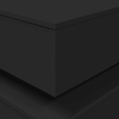 Coffee Table | Black | Engineered wood | 90x50x40 cm | Coffee Table