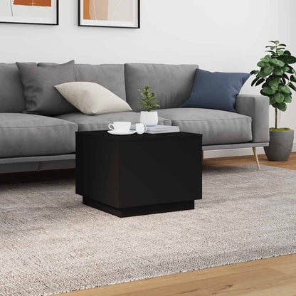 Coffee Table | Black | Engineered wood | 50 cm x 50 cm x 40 cm