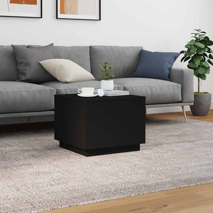 Coffee Table | Black | Engineered wood | 50 cm x 50 cm x 40 cm