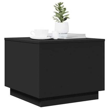 Coffee Table | Black | Engineered wood | 50 cm x 50 cm x 40 cm