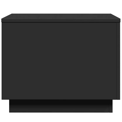 Coffee Table | Black | Engineered wood | 50 cm x 50 cm x 40 cm