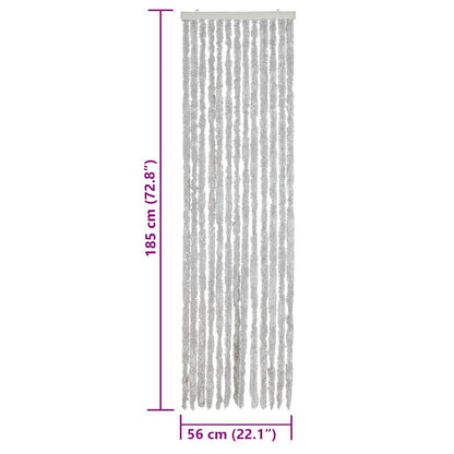 Fly Curtain Grey 56x185 cm Chenille