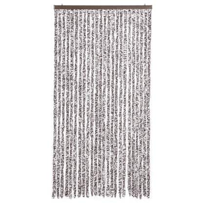 Fly Curtain Brown and Beige 100x230 cm Chenille