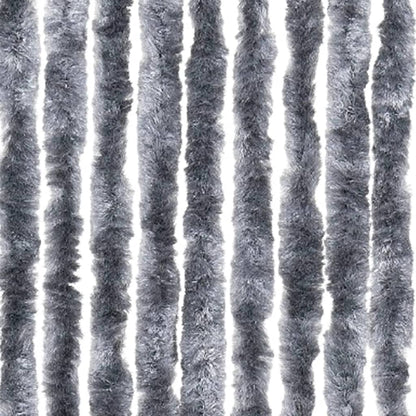 Fly Curtain Silver 100x200 cm Chenille