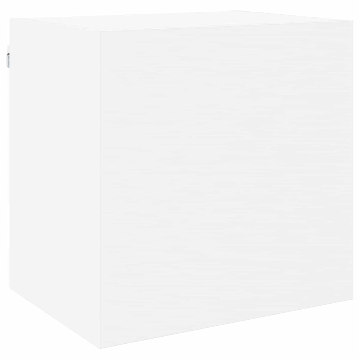 4 Piece TV Wall Units White Engineered Wood