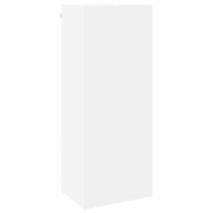 4 Piece TV Wall Units White Engineered Wood