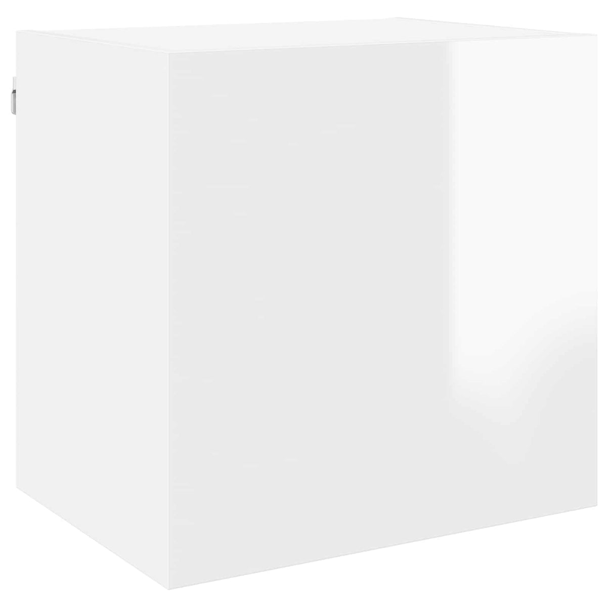 5 Piece TV Wall Units White Engineered Wood