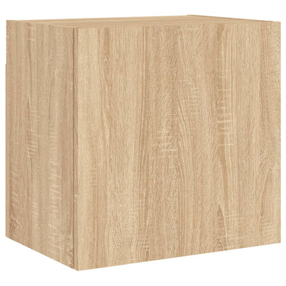 TV Wall Unit | Sonoma oak | Engineered wood | Floating TV Wall Unit