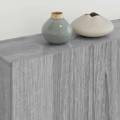 5 Piece TV Wall Units Grey Sonoma Engineered Wood