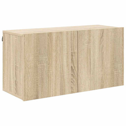 5 Piece TV Wall Units Sonoma Oak Engineered Wood